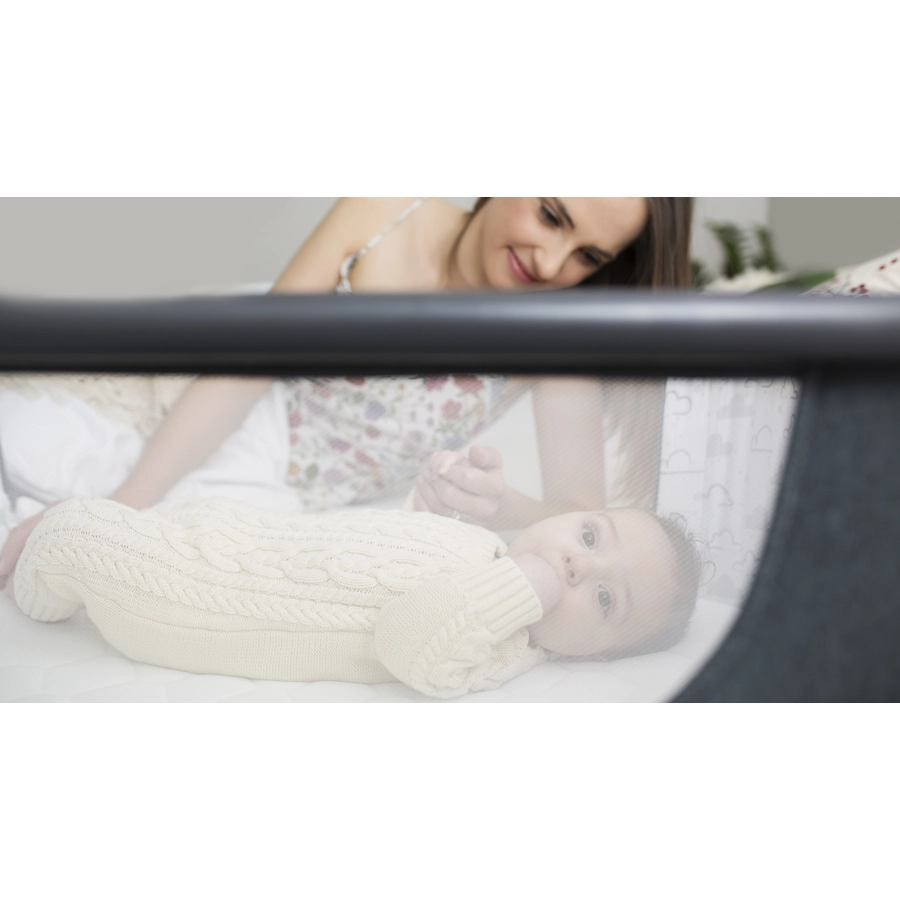 lionelo Beistellbett Timon Navy Blue