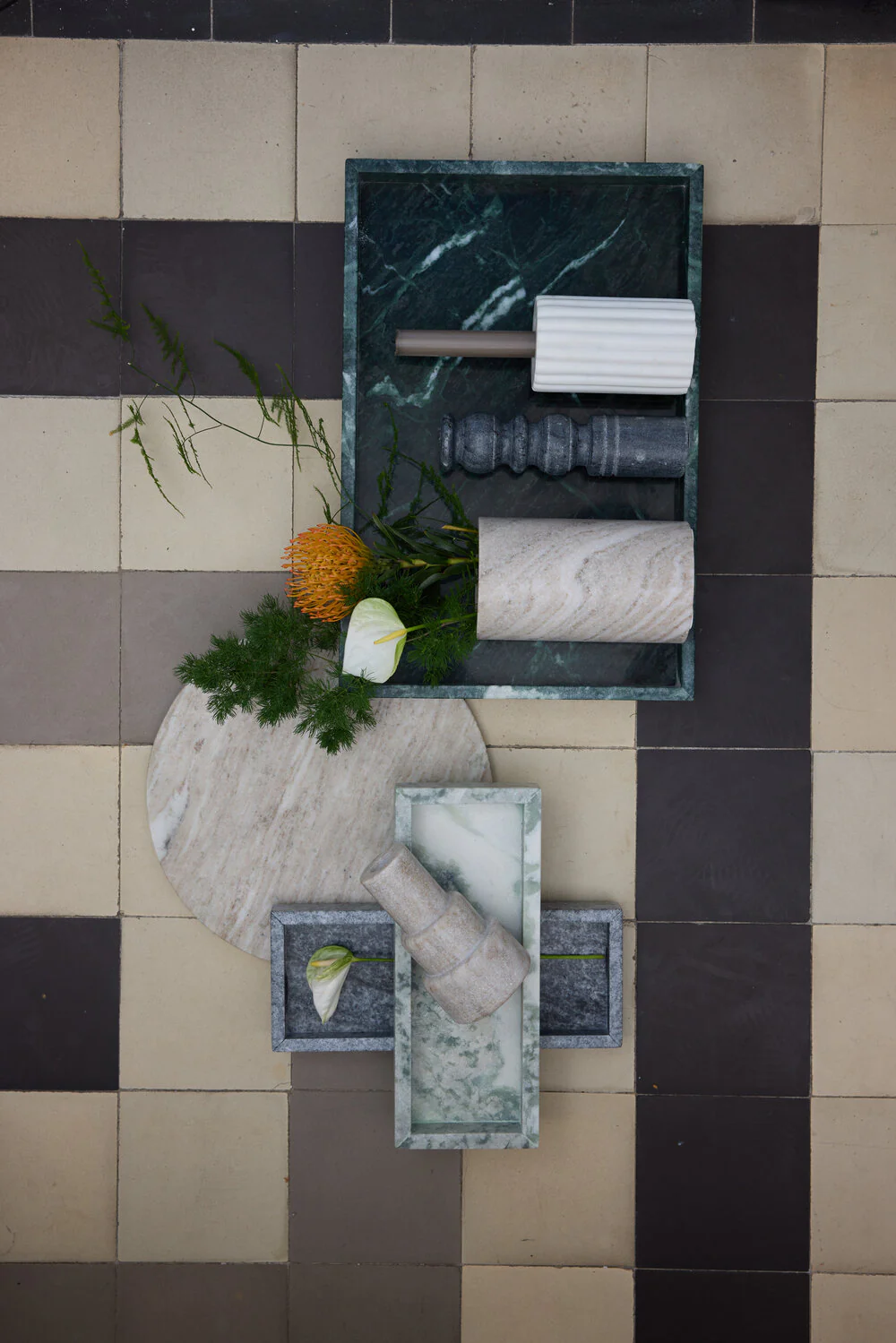 Bahne Interior  Marmor bakke, L - grøn