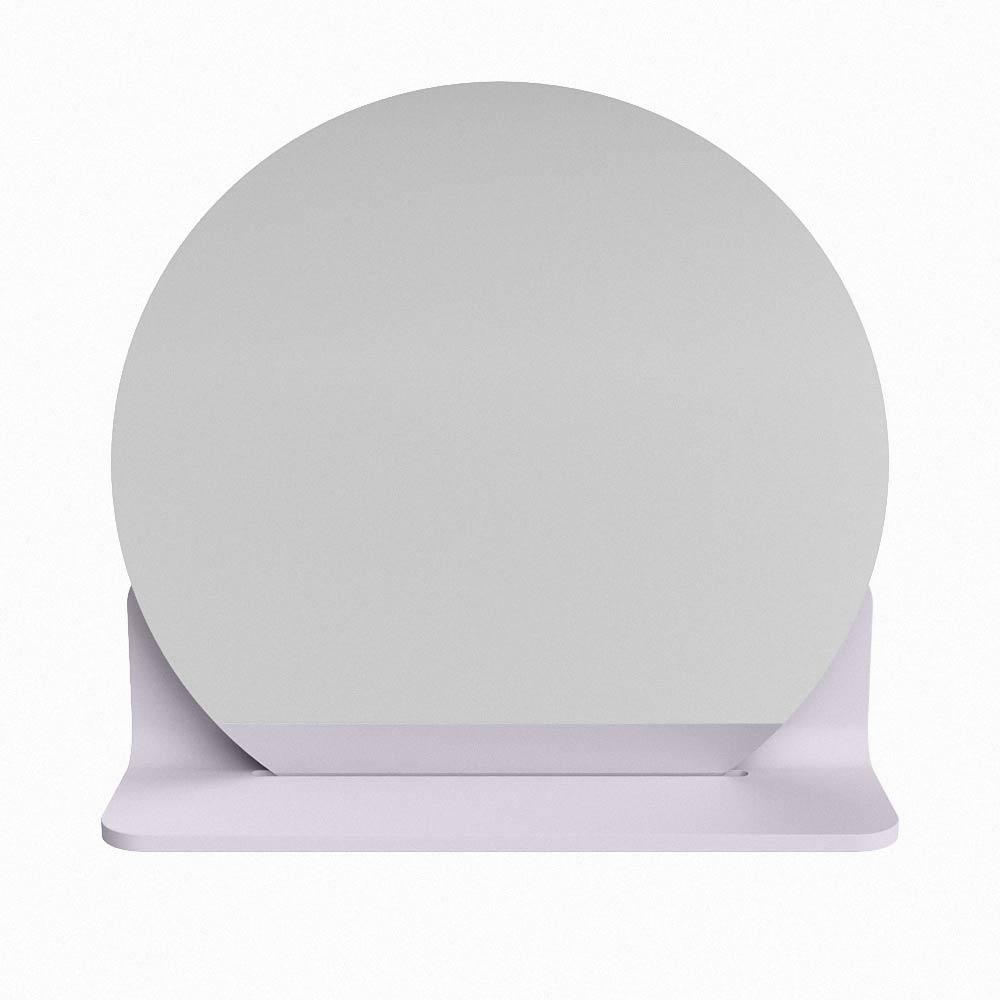 Mondiaz Spot spiegel rond Ø40cm met planchet cale