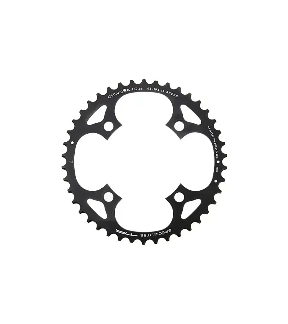 TA Specialites Chinook Kettingblad Buiten 10/11 speed MTB 104/64mm Steek Zwart