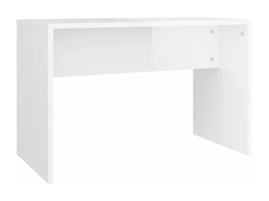 Ensemble de coiffeuse Blanc brillant 74,5x40x141 cm