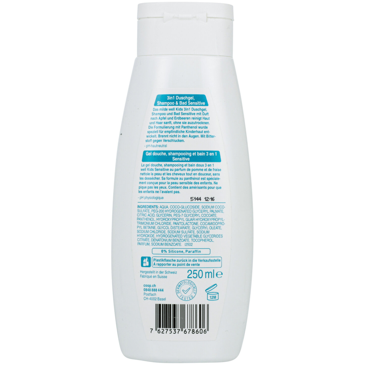 well Kids 3in1 Dusch,Shampoo,Bad