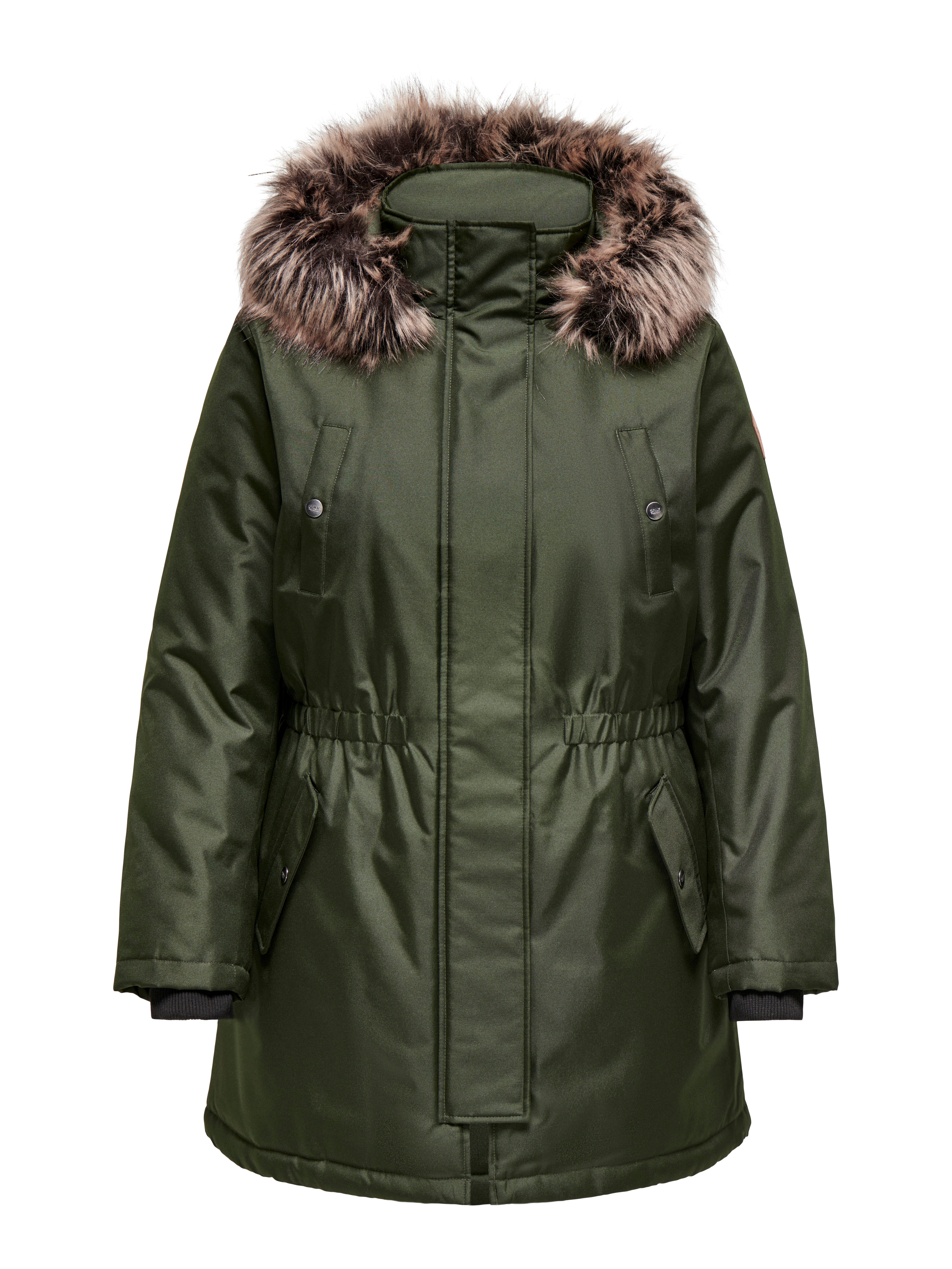 CARIRENA Langer Parka Rosin