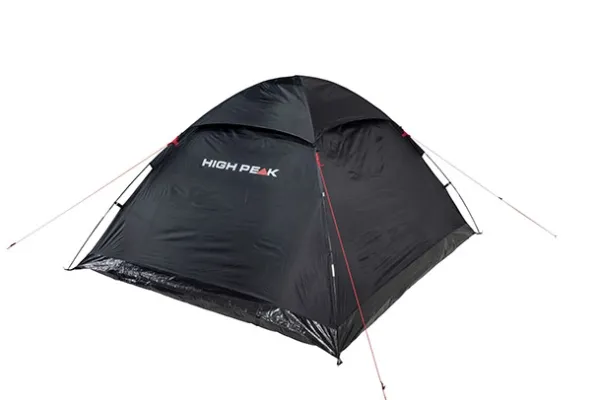 High Peak Monodome XL, Kuppeltelt, 4 person(er), Ventilation, Vandtætte samlinger, Sort