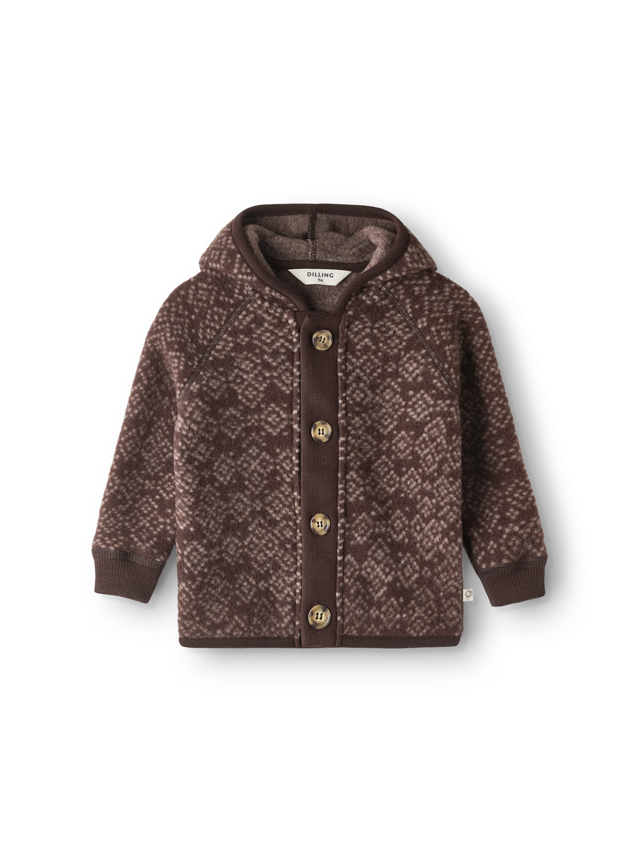 Fleecevest van merinowol voor baby's