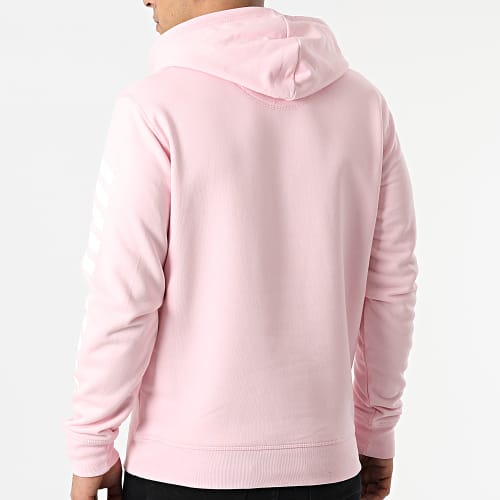 Sweat Capuche Admin 2 Rose Pastel Blanc