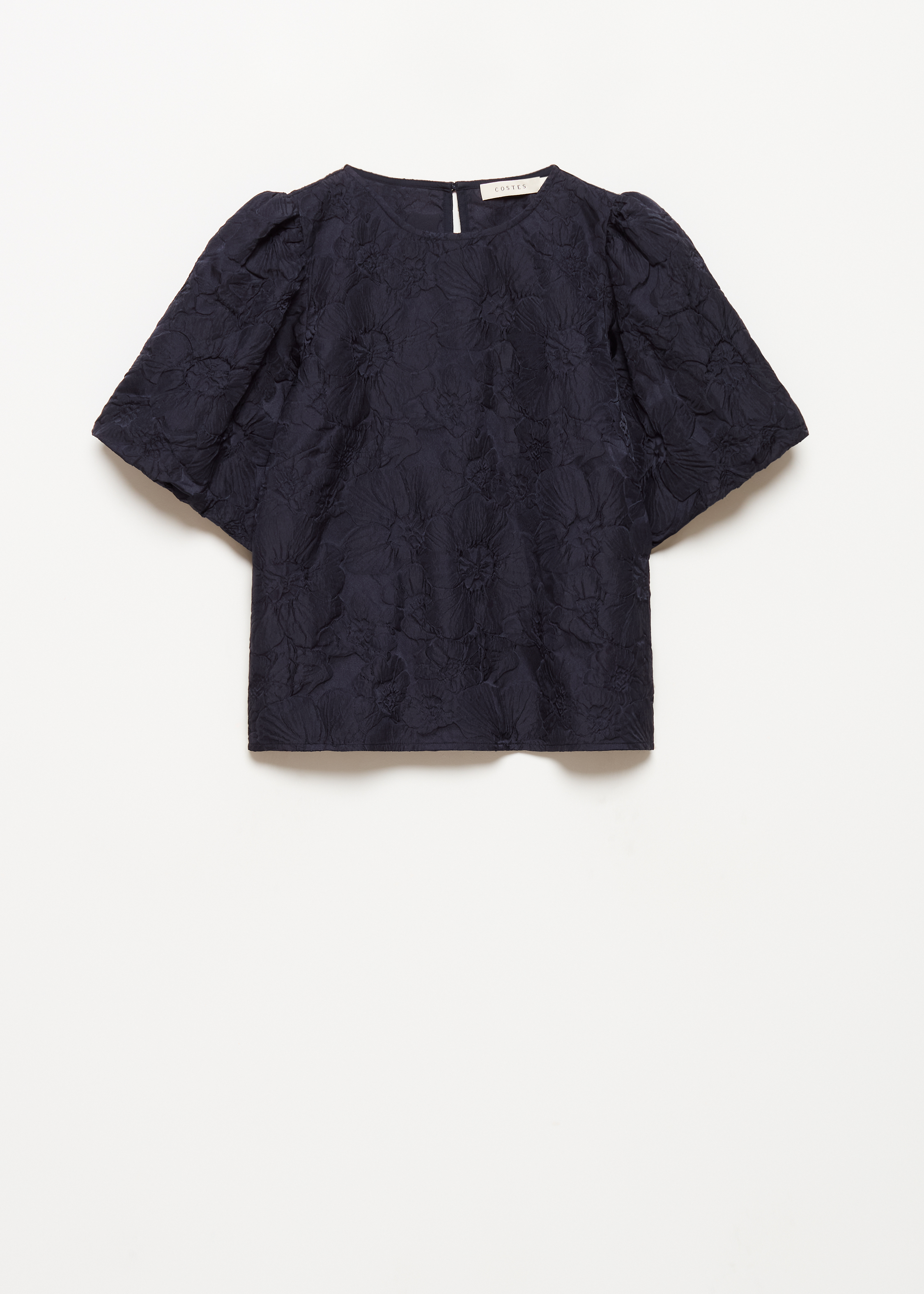 Jacquard bloemen top