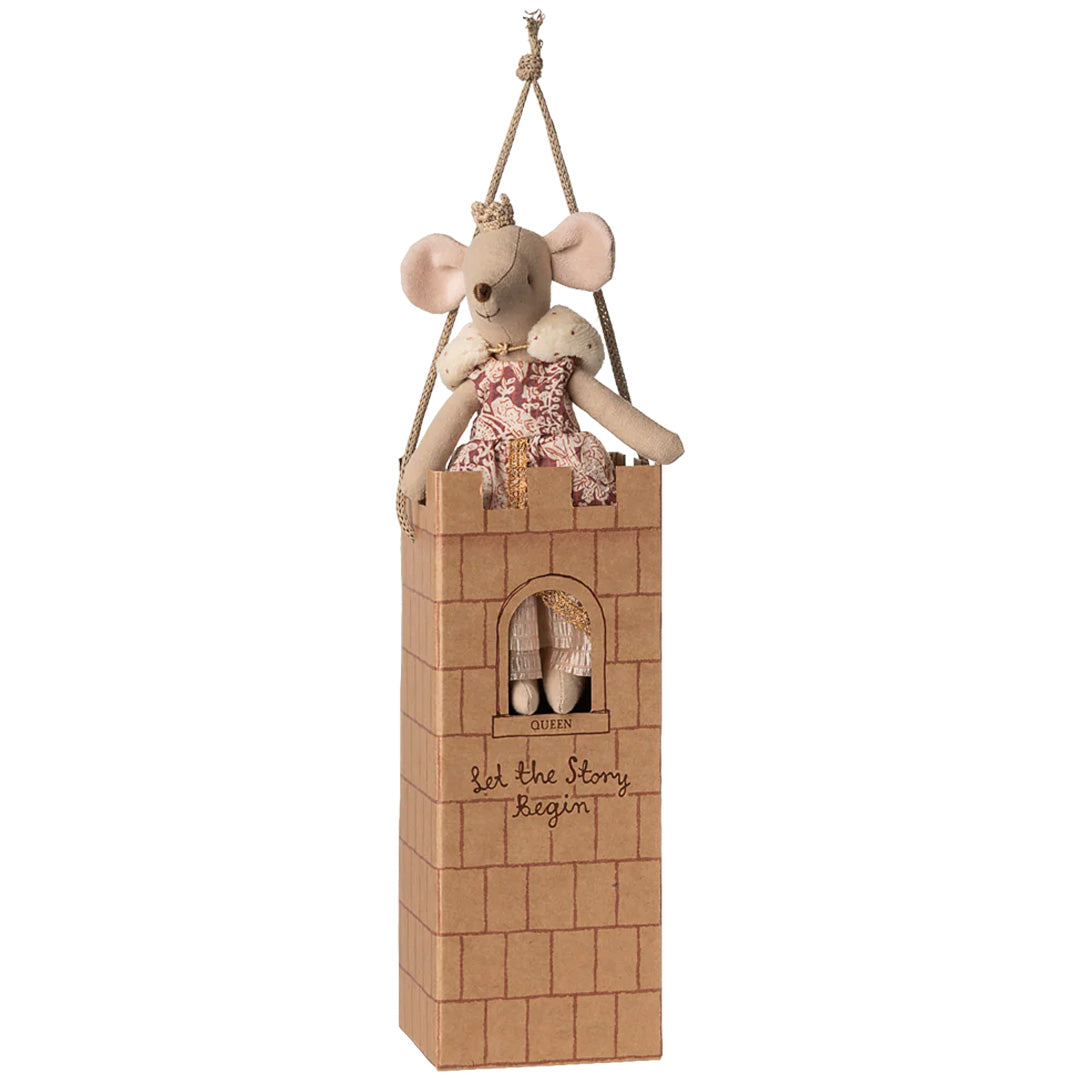 maileg knuffelmuis moeder koningin - 16 cm