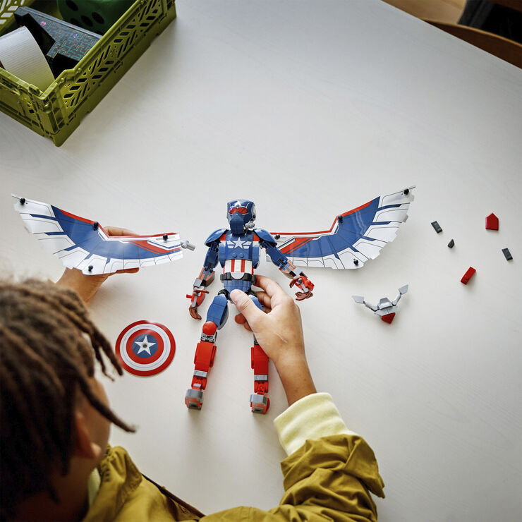 Lego Byg selv/figur af Captain America 76296