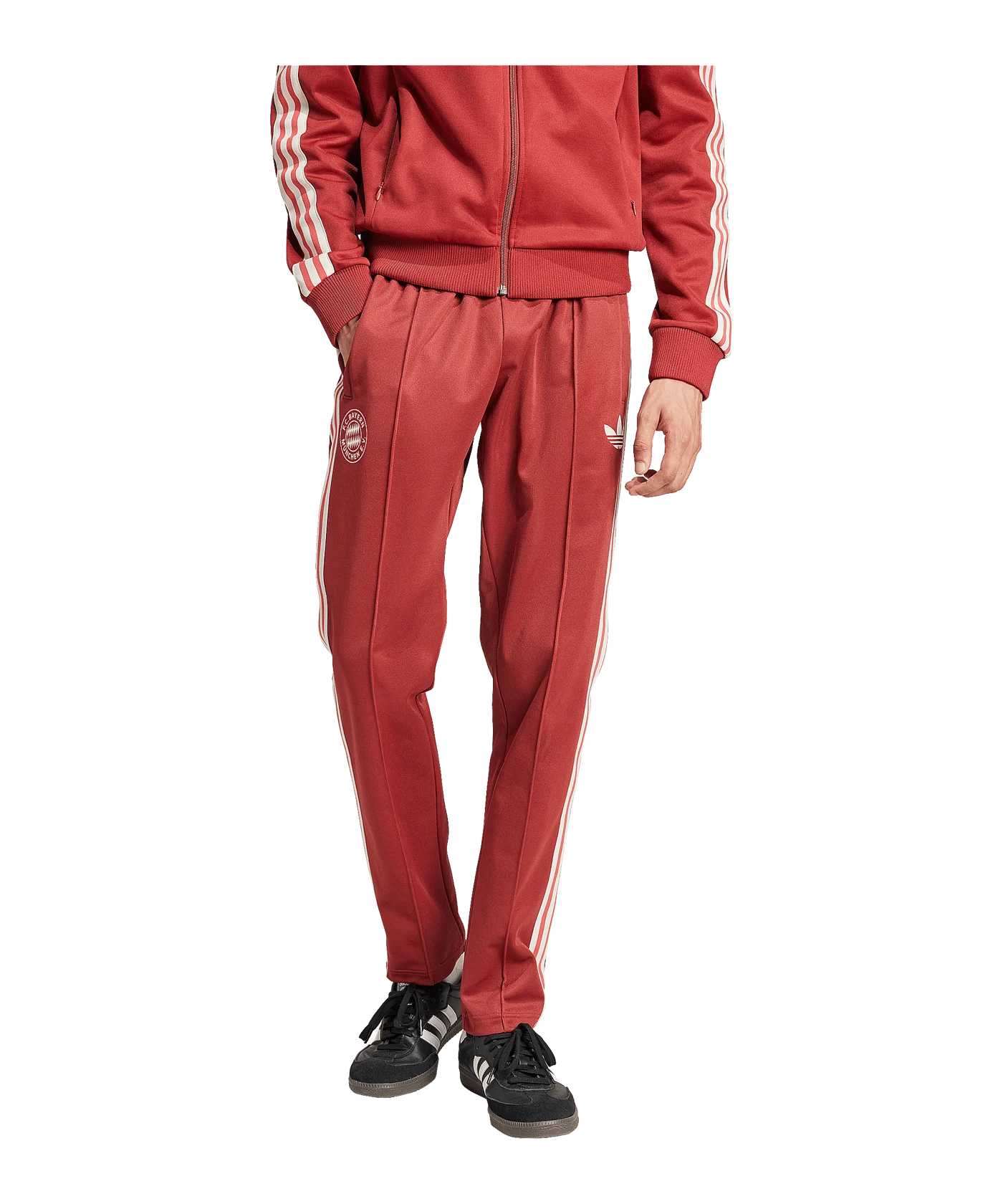 adidas Originals FC Bayern München Beckenbauer Trainingshose Rot