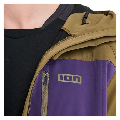 Veste Softshell VTT Shelter 2L Marron