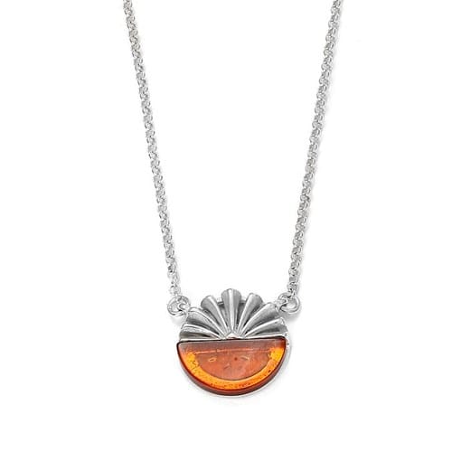 Collier tropique argent