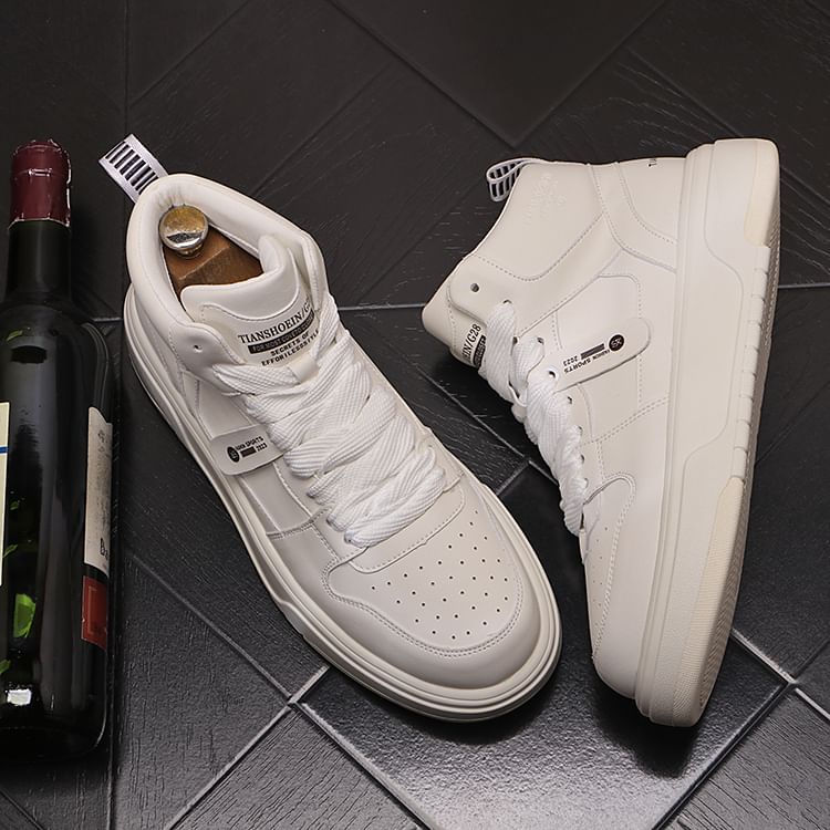 Mr Ozera - Hoge sneakers met letters (verschillende ontwerpen)