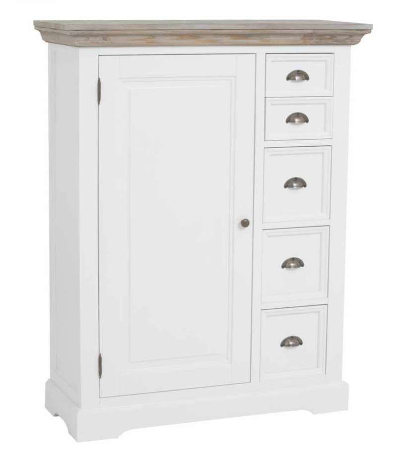 Bergkast Fleur  B100 x D40 x H128 cm