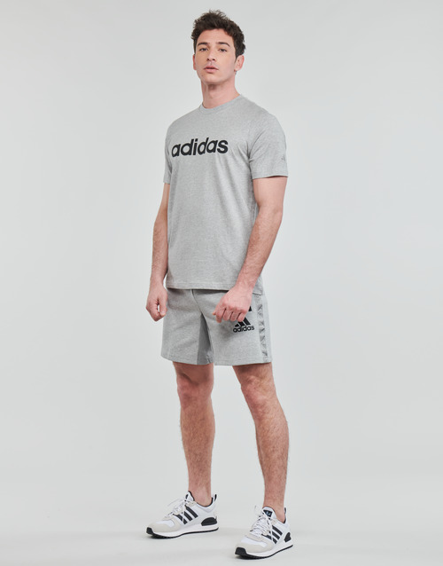 adidas Performance - LIN SJ T-SHIRT - medium grey heather