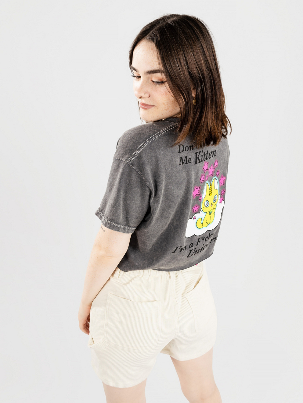 A.LAB Unicorn T-Shirt medium grey/mineral wash
