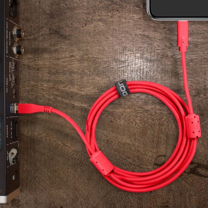 UDG U96001RD USB 2.0 USB-C - USB-B 1.5 meter rood