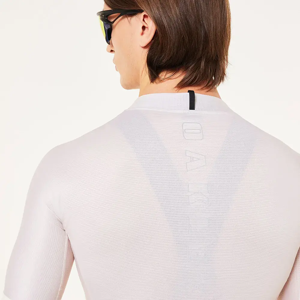 Oakley Endurance Mix Fietsshirt Korte Mouwen Lichtblauw/Grijs Heren