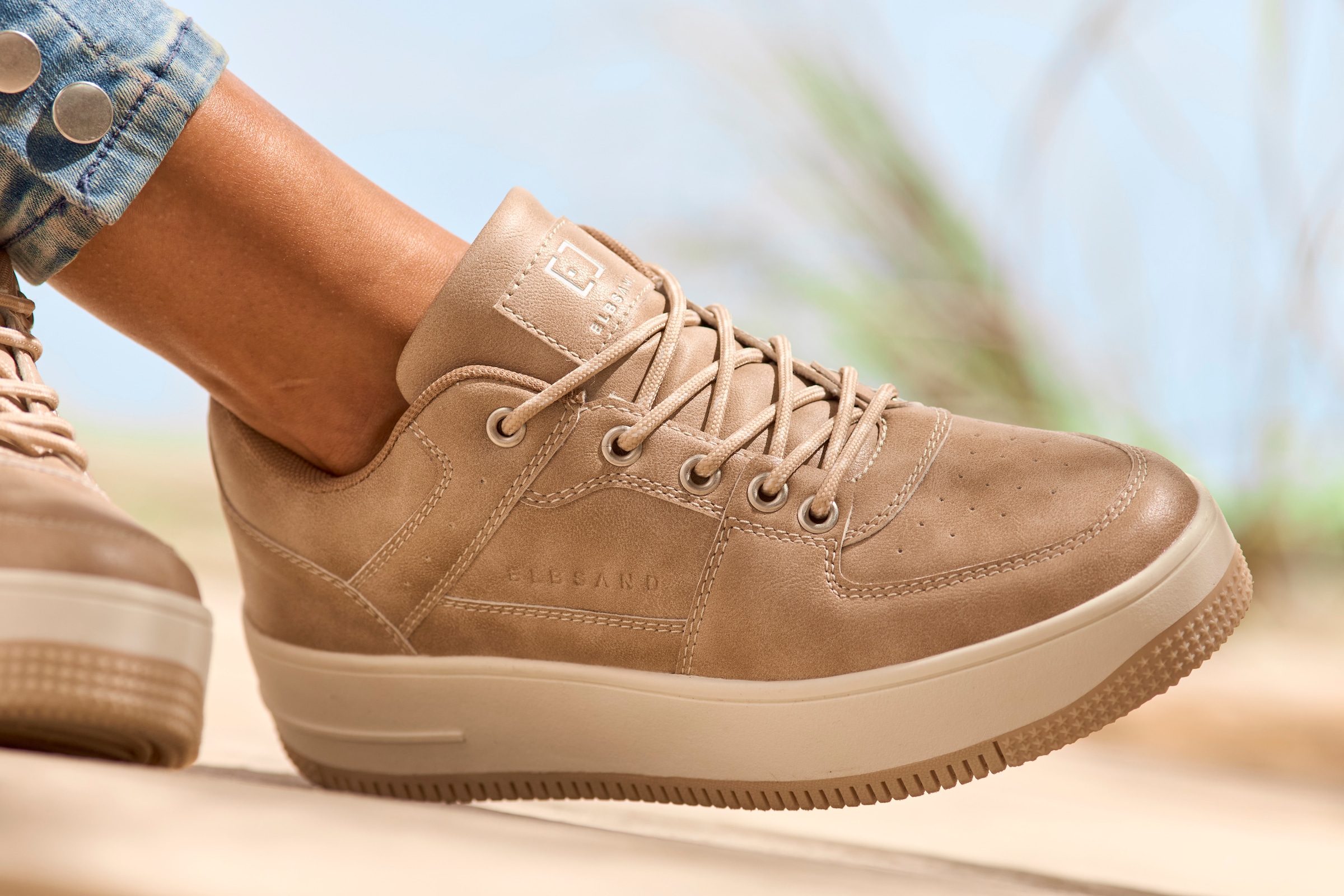 Elbsand Sneaker »Schnürschuh, Freizeitschuh, Halbschuh, Schnürhalbschuh, Turnschuh«  mit modischer Plateausohle