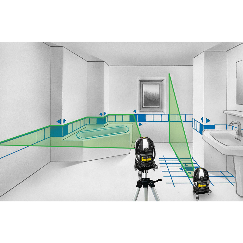 Laserliner PowerCross 5 Combi kruislijnlaser Groen/ Rood