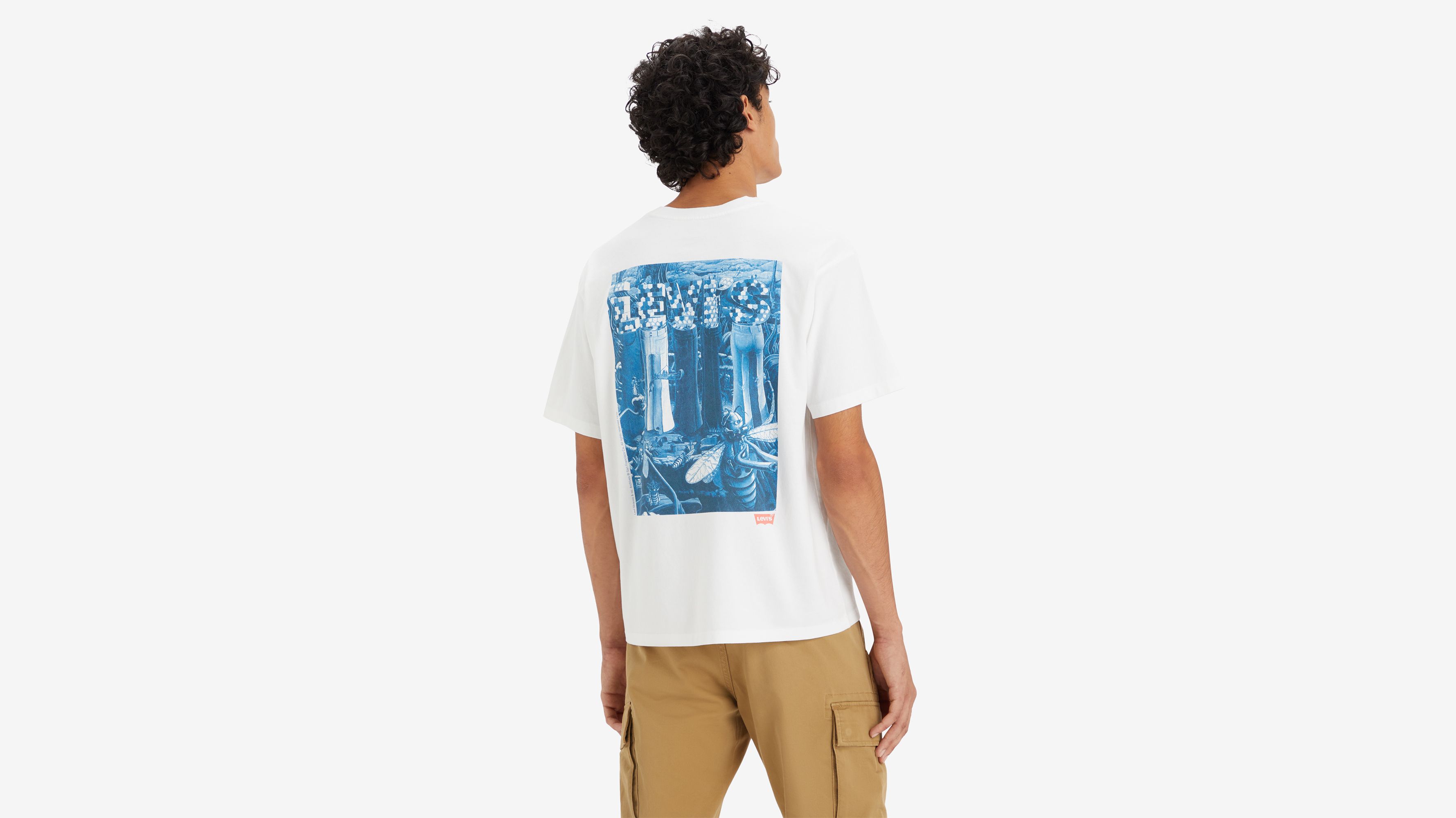 T-shirt graphique vintage - Levi'S Hive White+ - Blanc