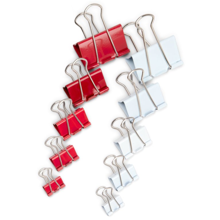 Foldback-Clips farbig