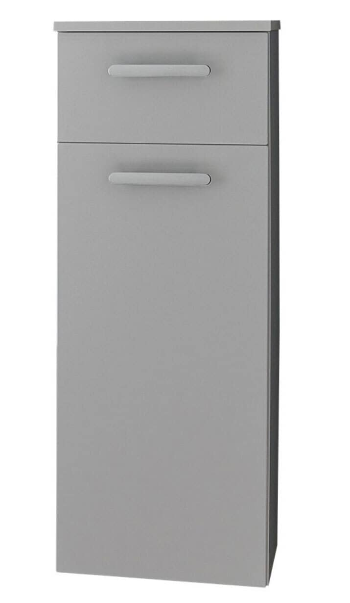 puris Highboard SPEED mit Wäschekippe 30 x 81,6 cm Titangrau