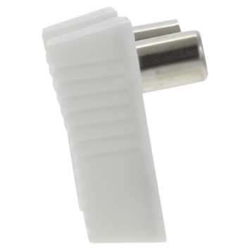 OK Coax Stekkerset Male/ Female Wit