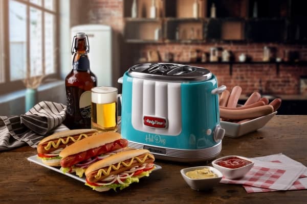 Ariete 0206/01, Hot dog rister, Lyseblå, 2 stykker, 650 W, 270 mm, 160 mm