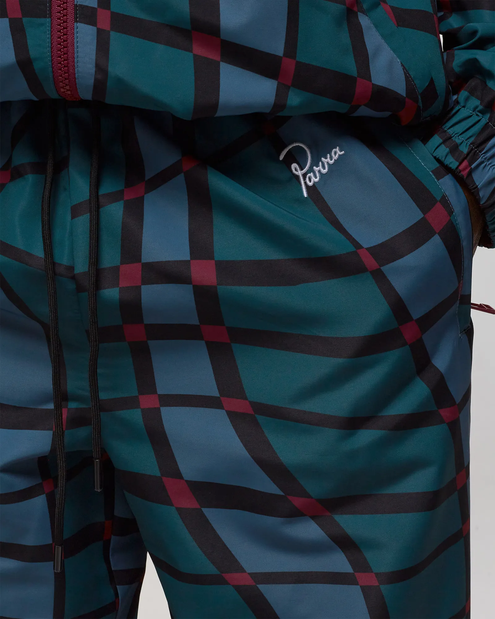 By Parra Squared Waves Pattern Track Pants