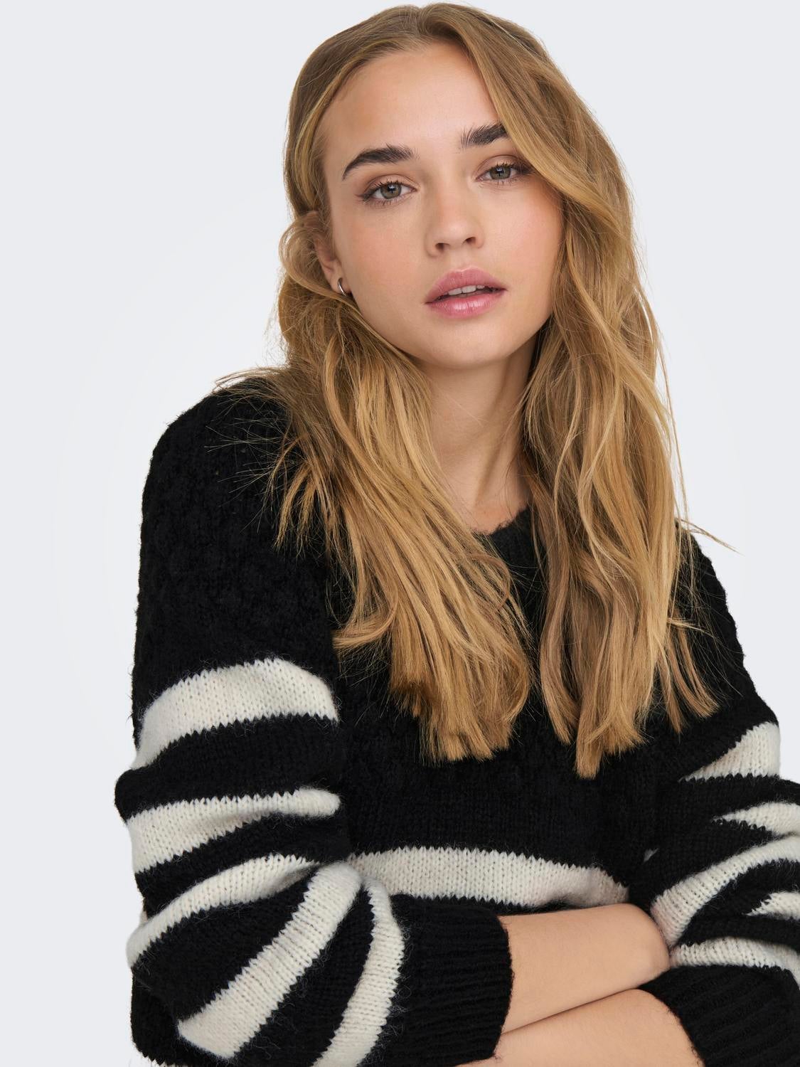 ONLBILLIE Strickpullover Black