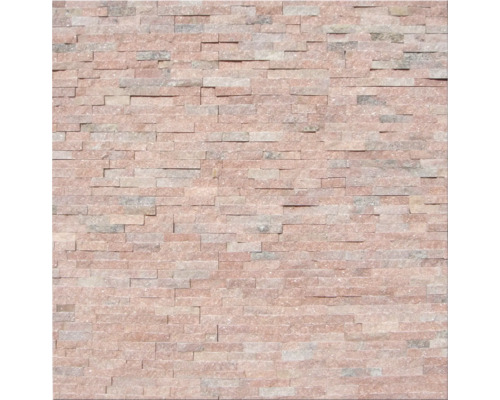 Gevelbekleding natuursteen rood veelkleurig Z40/10