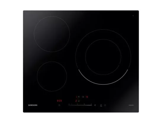 Table de cuisson induction - 3 foyers - 1 double foyer, 15 niveaux de p SAMSUNG - NZ63R3727BK