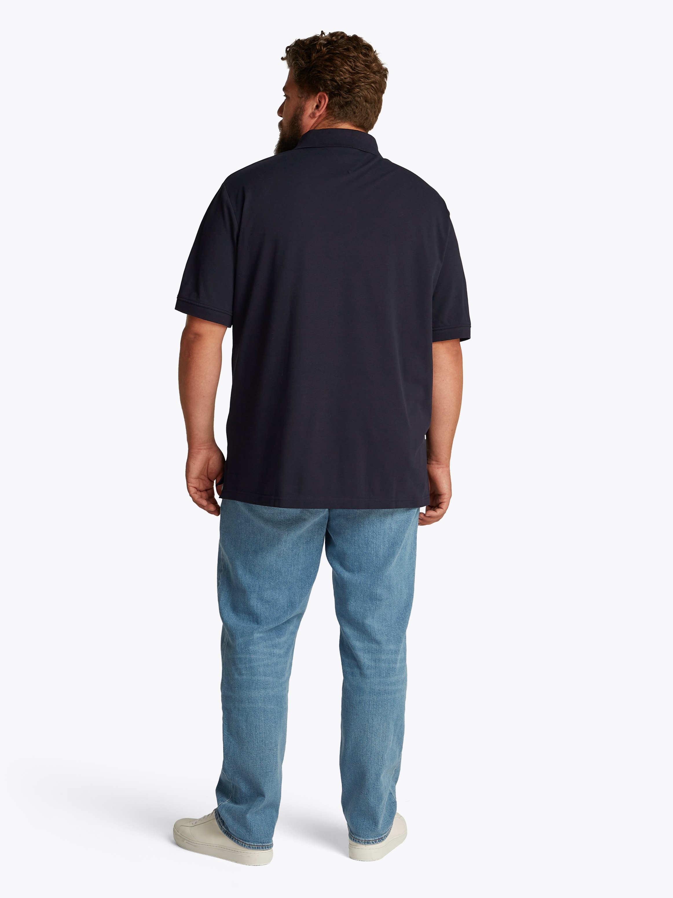 Tommy Hilfiger Big & Tall Poloshirt »BT-HILFIGER CHEST INSERT REG -B« in Grossen Grössen, Logostickerei
