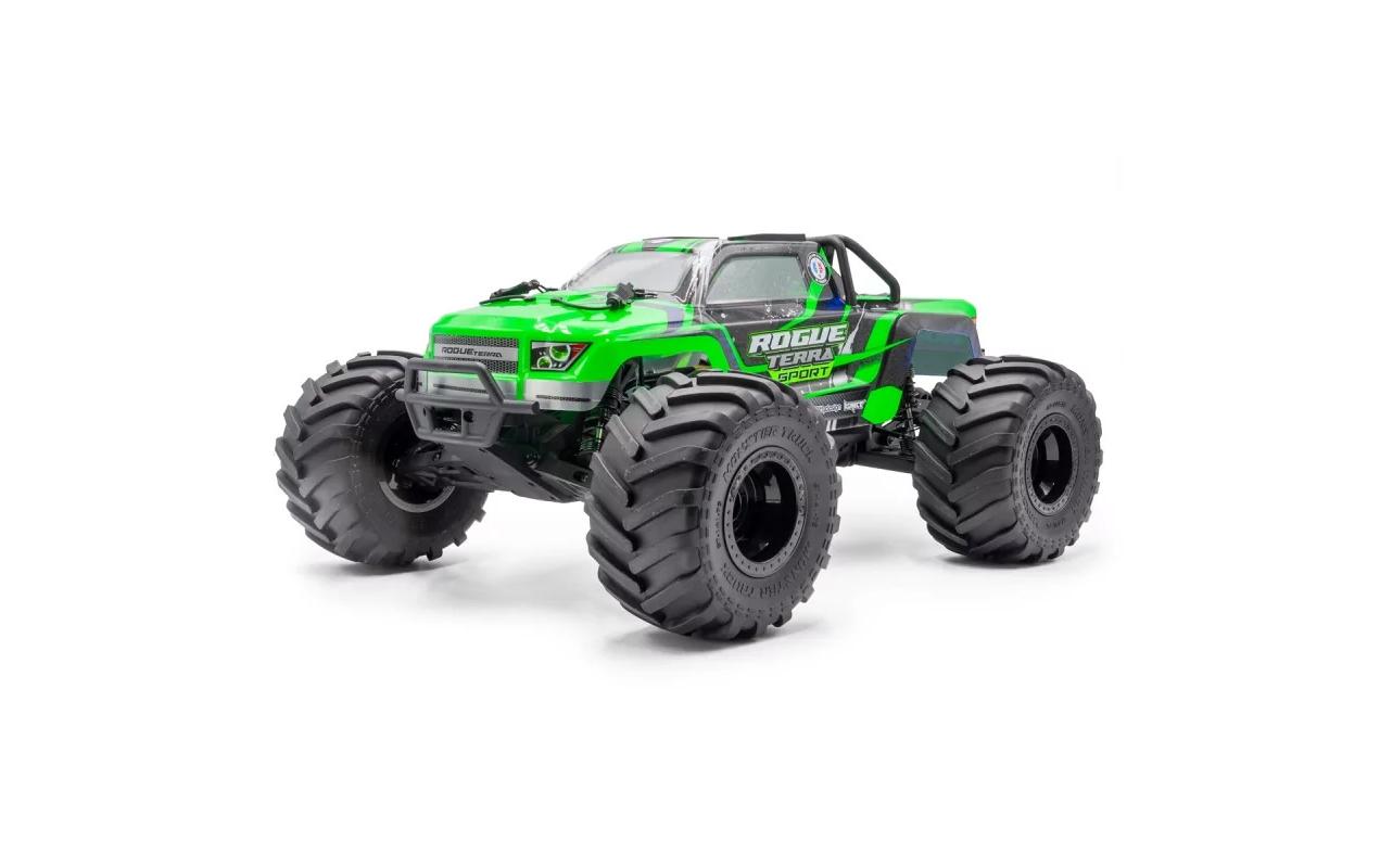 Monster Truck Rogue Terra Brushless Grün, RTR, 1:10<br>4x4 Brushless Monstertruck im Massstab 1:10 mit Ladegerät und Akku