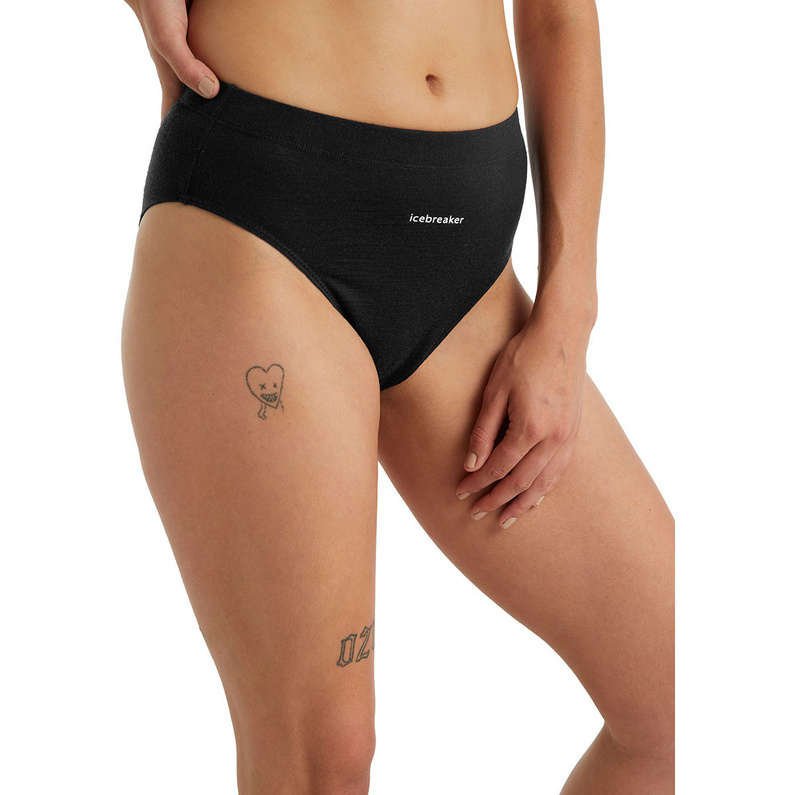 Icebreaker Damen Queens High Cut Unterhose