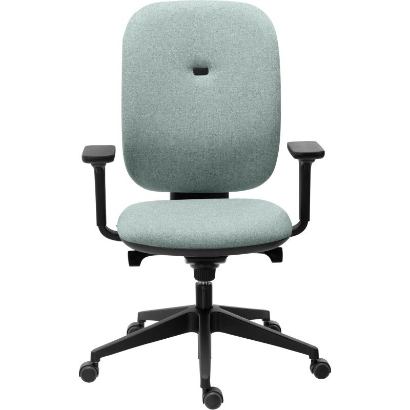 Chaise de bureau ALIA - dossier tissu - mécansime synchrone - avec ou sans accoudoirs - dossier réglable en hauteur