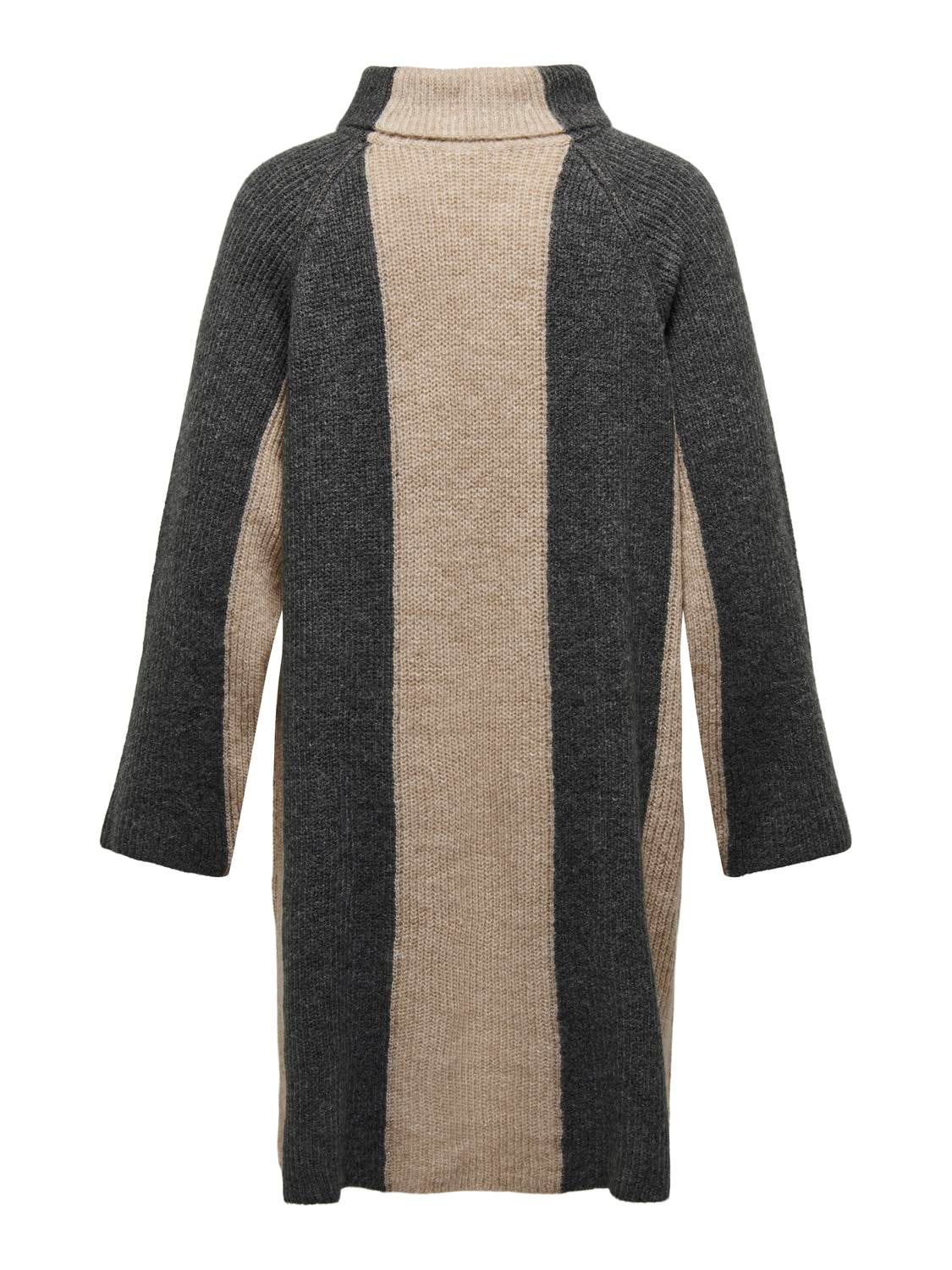 CARJANE Kurzes Kleid Dark Grey Melange