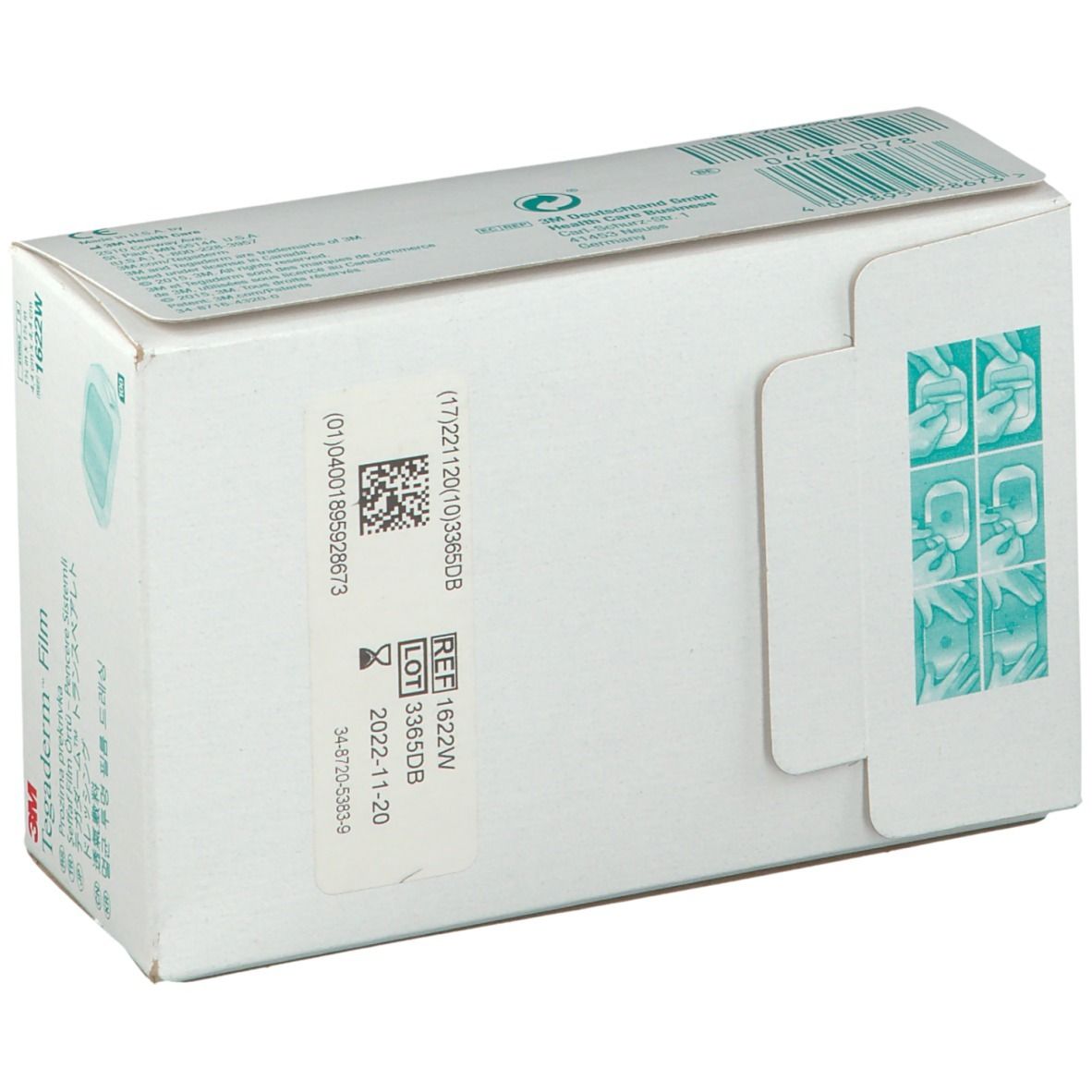 3M™ Tegaderm™ Transparenter Filmverband mit Applikationsrahmen