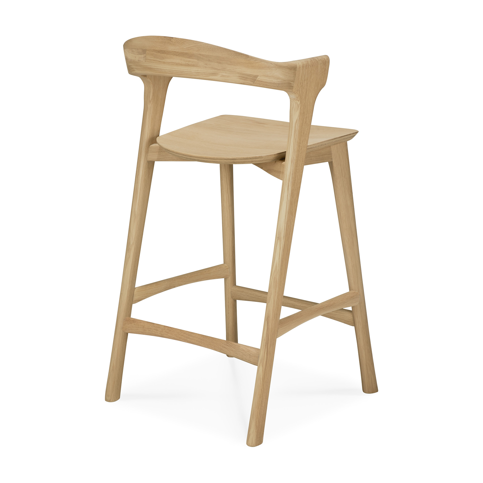 Barstoel Bok gelakt eiken 66 cm