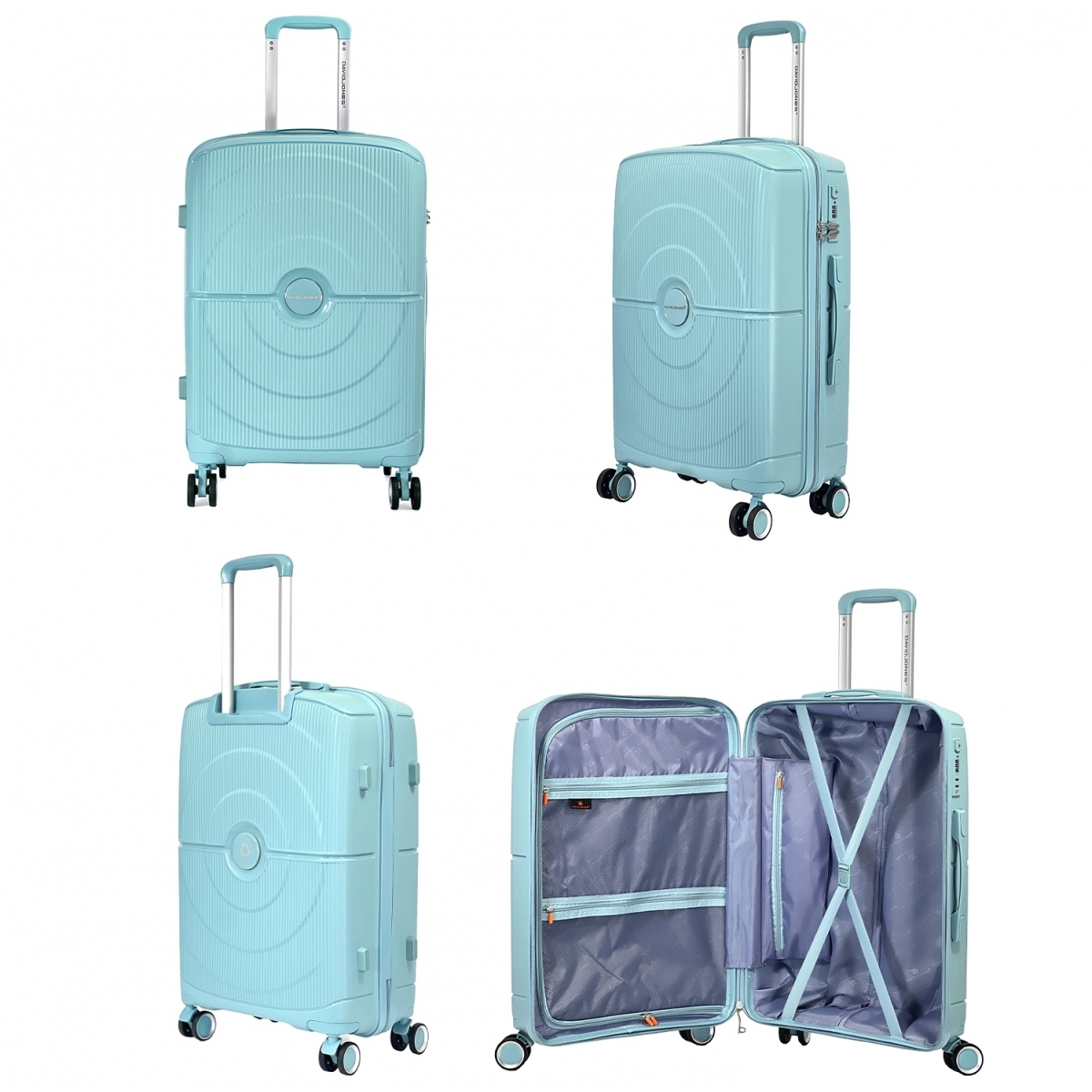 David Jones Lot 3 valises rigides dont 1 valise cabine David Jones TSA PETE
