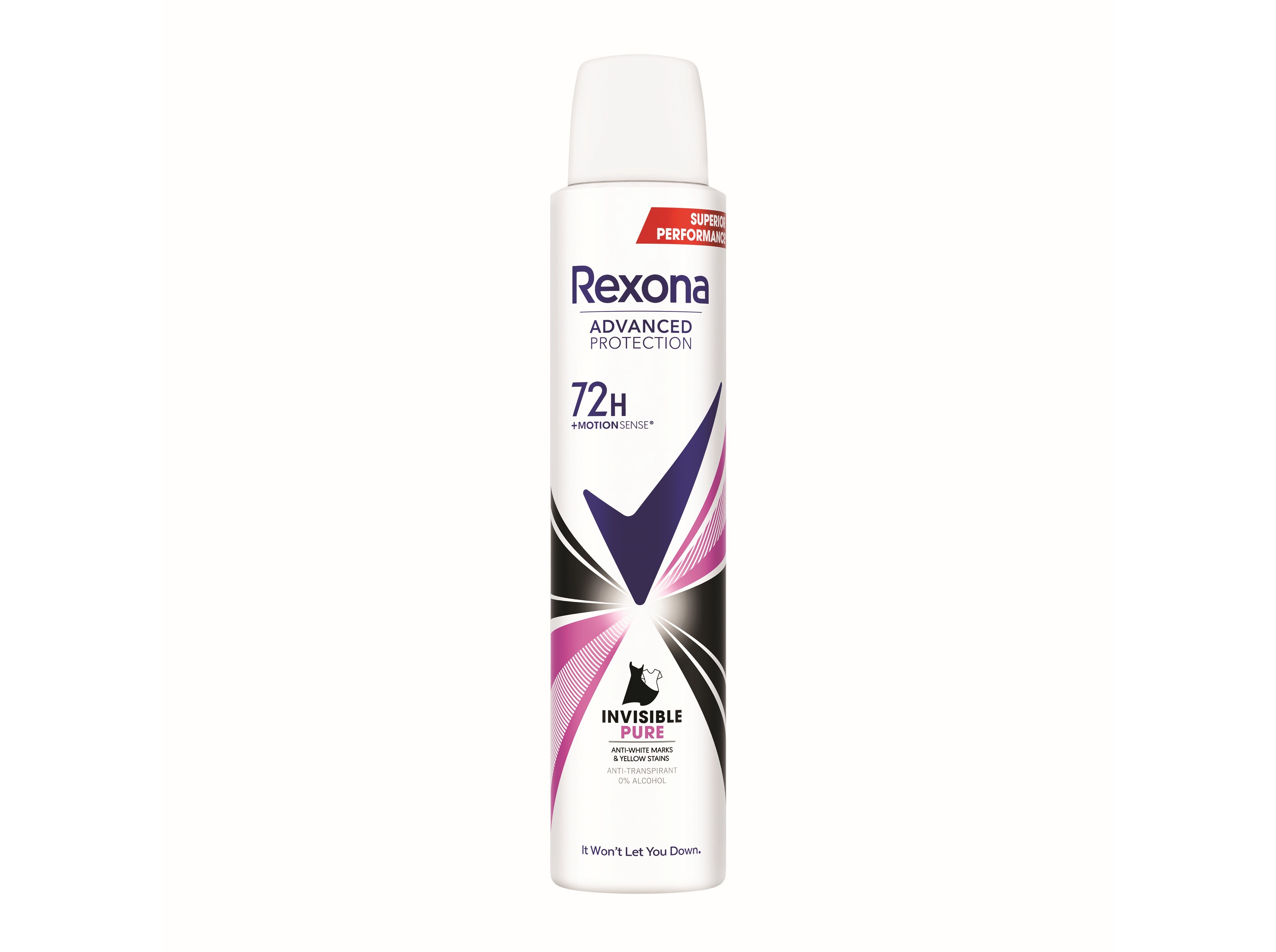 ANTITRANSPIRANTE REXONA INVISIBLE PURE 72H 200ML