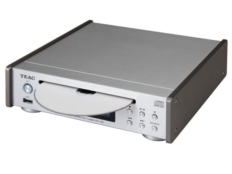 TEAC CD-Player/DAB -Tuner PD-301DAB-X-S Silber CD-/Medienplayer und DAB-UKW-Radio für die 301 Reference-Serie