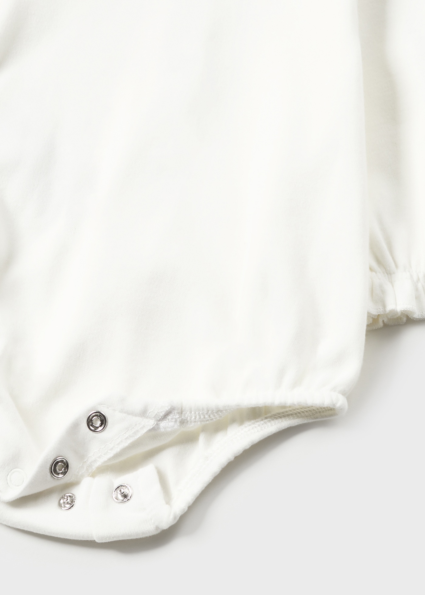 Body para recém-nascido Better Cotton com decote franzido