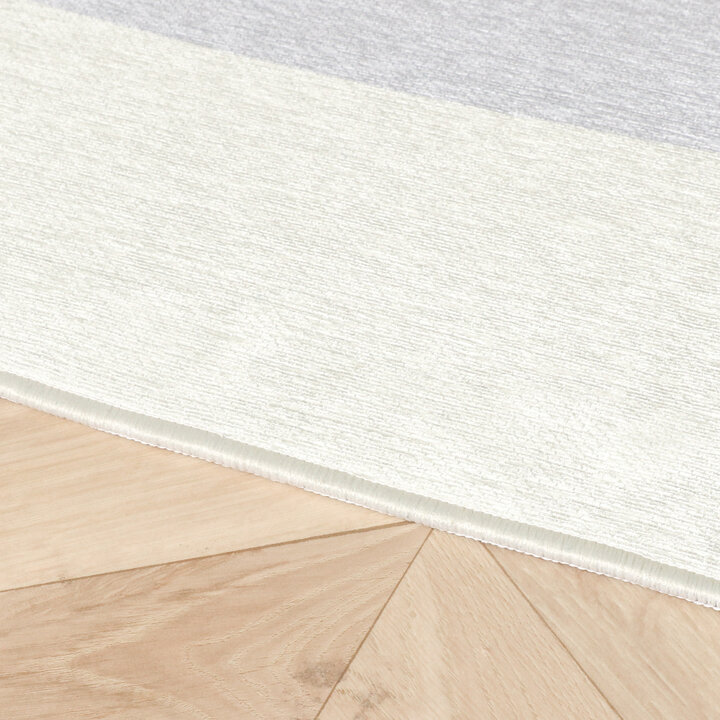 Geometrisch vloerkleed - Swing Waves Blauw