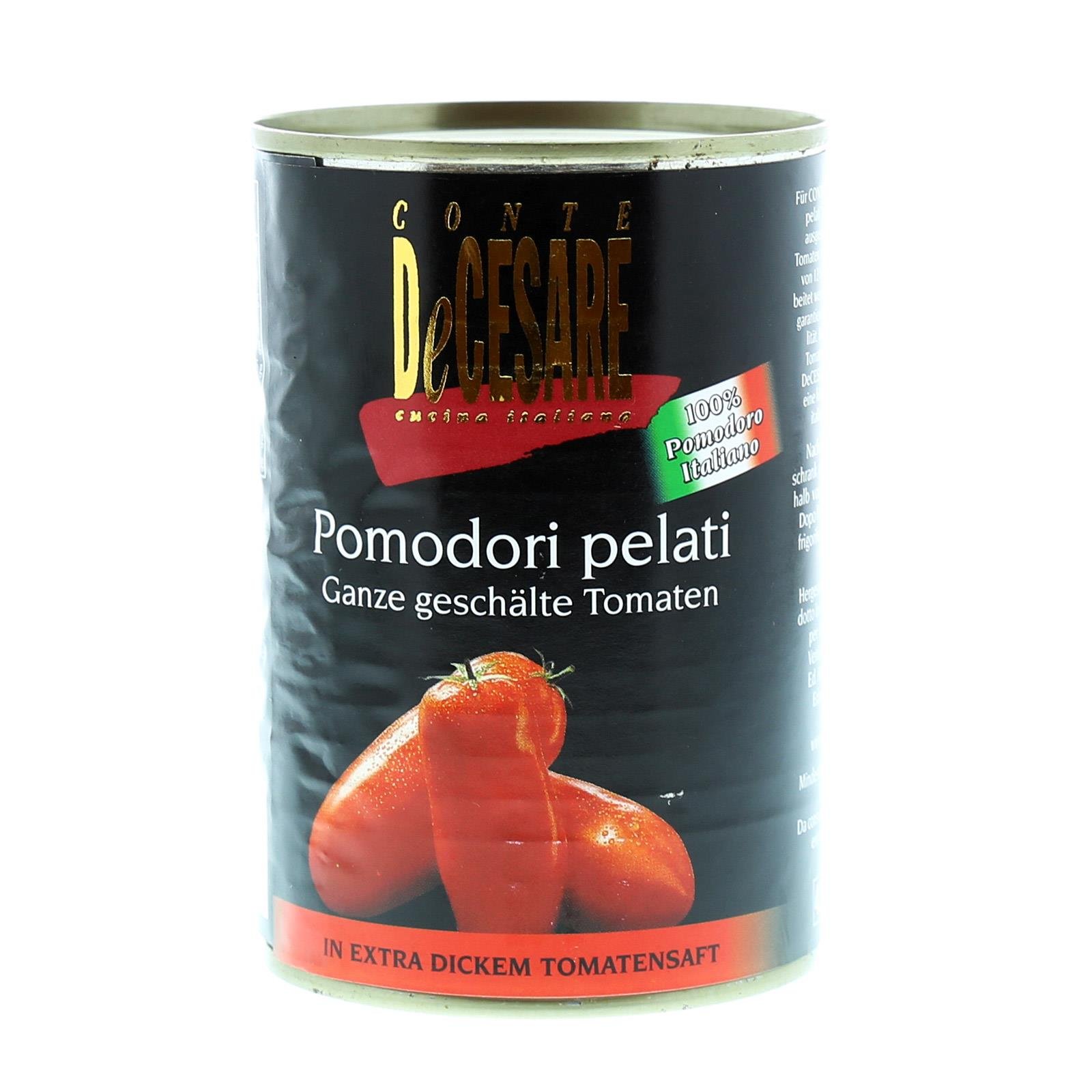 Conte DeCesare Ganze Geschälte Tomaten