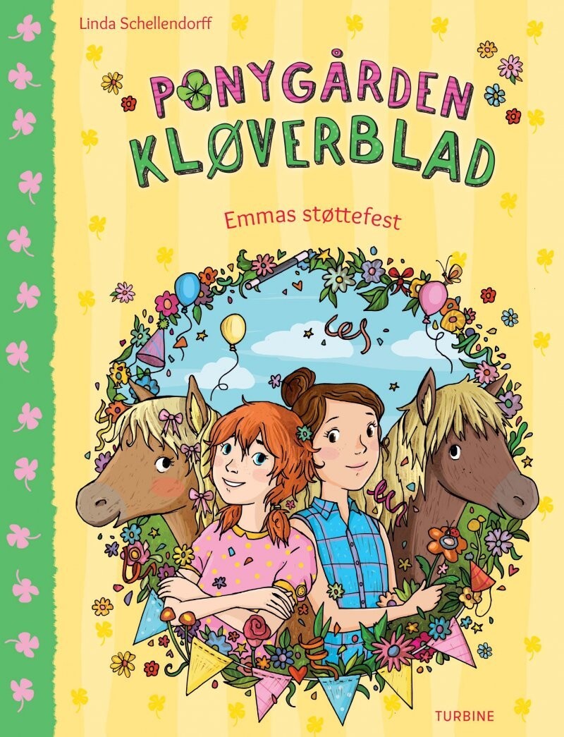 Ponygården Kløverblad - Emmas Støttefest - Linda Schellendorff - Bog