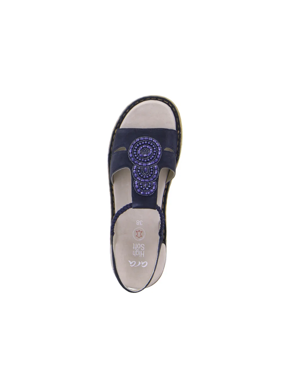 Sandalette Hawaii blau