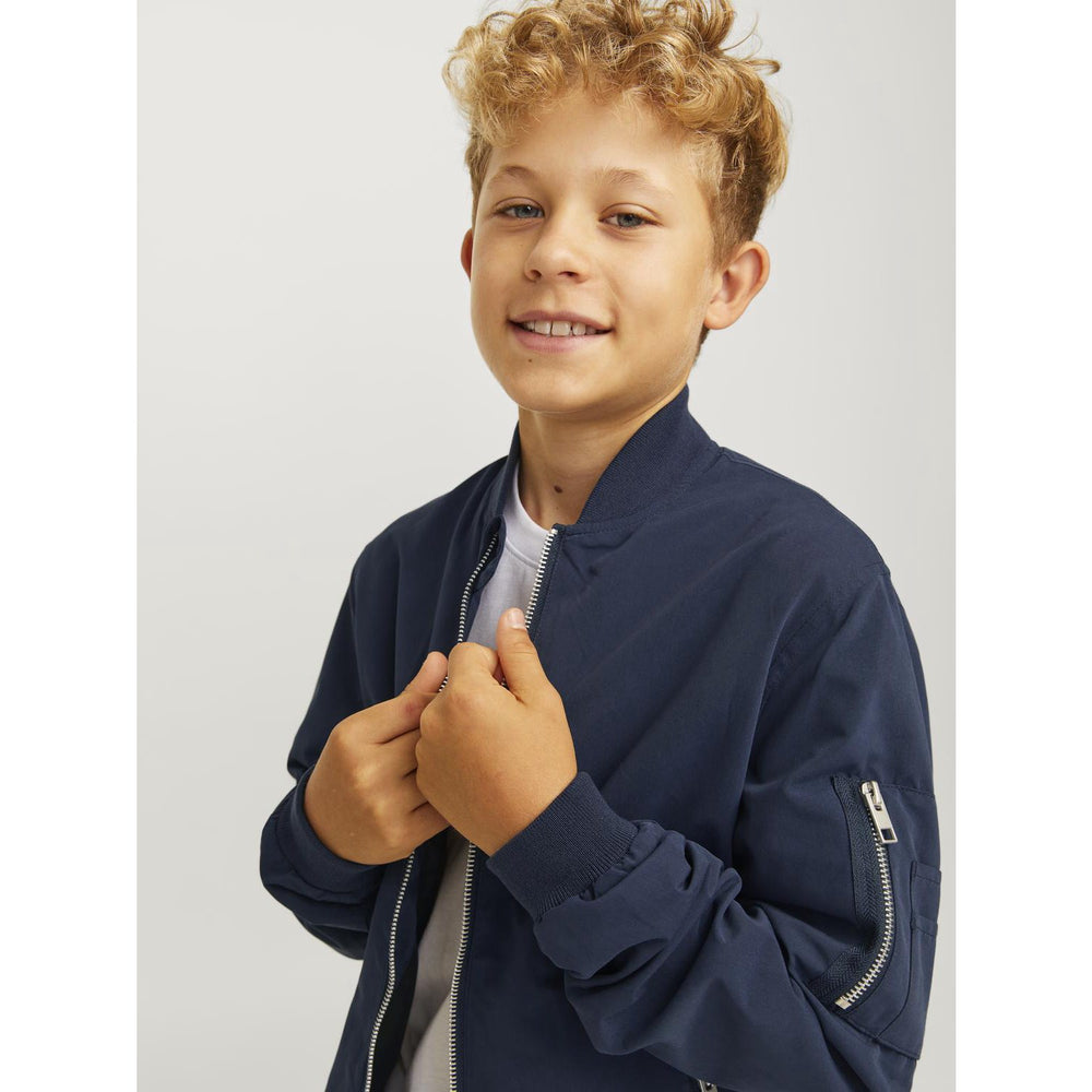 Køb Jack & Jones Junior Navy Blazer Rush Bomber Jakke Noos