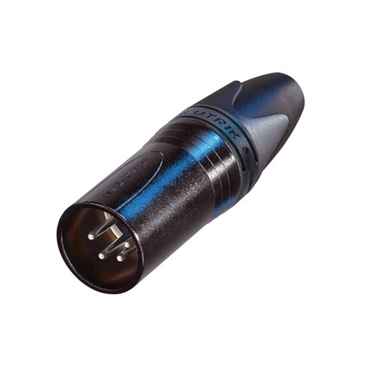 Neutrik NC4MXX-BAG XLR kabeldeel 4p male zwart